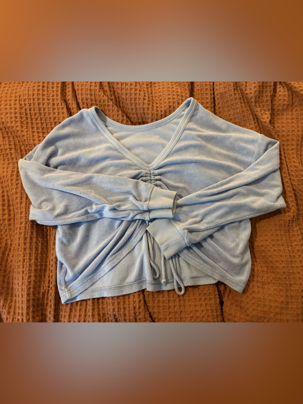 Aerie Terry Towel Cinched Sweatshirt